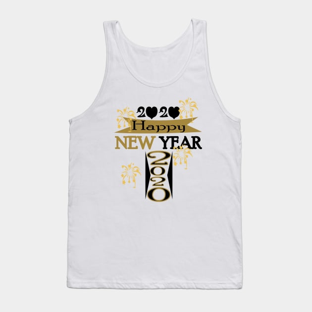 Happy New Year 2020 Tank Top by rashiddidou